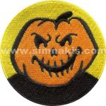 Pumpkin Embroidered Patch 7x7 cm