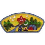 Camper Nature Embroidered Patch 10x4.5 cm