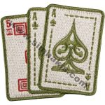 Card Games Embroidered Patch 10x10 cm