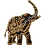 Elephant Embroidered Patch 11x9 cm