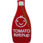 Ketchup Embroidered Patch 13x6 cm