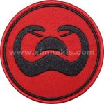 Character Embroidered Patch 7x7 cm