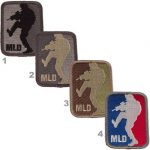 MLD Embroidered Patch 8x6 cm
