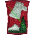 Lumberjack Embroidered Patch 9x6.5 cm