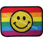 Smiley Face Embroidered Patch 8x5.5 cm