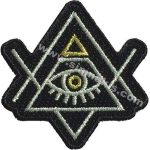 Illuminati Embroidered Patch 7x7 cm