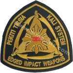 Petiki Tirsia Kali System Edged Impact Embroidered Patch (10x10 cm)