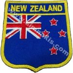 New Zealand Embroidered Flag 8x6.5