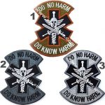 Do No Harm Embroidered Patch (8x10 cm)