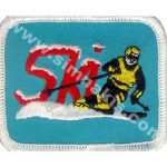 Ski Kayak Okulu ve Hocaları Embroidered Patch (7x9 cm)