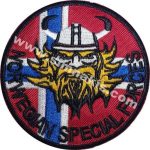 Norwegian Special Forces Embroidered Patch 8x8 cm