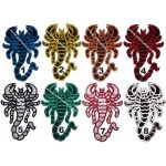 Scorpion Embroidered Patch 14x9.5 cm