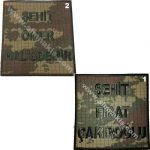 Martyr Ömer Halisdemir and Martyr Fırat Çakıroğlu Embroidery Patch (10x10 cm)
