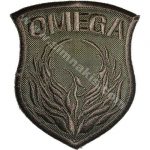 Omega Embroidered Patch (7x8 cm)