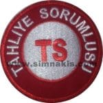 Occupational Safety Evacuation Supervisor Embroidered Patch (8x8 cm)