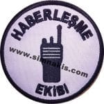 Radio and Telephone Communication Team Embroidered Patch (8x8 cm)