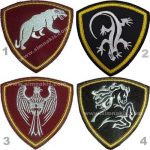 Lion Horse Eagle Lizard Animal Embroidered Patch 8x8 cm
