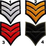 Foreign State Military Rank Embroidery Patch (7.5x8.5 cm)