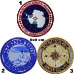 The Last Desert Antarctica Embroidered Patch (9x9 cm)