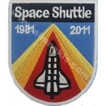 Space Shuttle Embroidered Patch (9x7.5 cm)