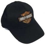 Harley Davidson Motorcycle Embroidered Patch & Chopper Cap