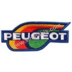 Peugeot Embroidered Patch Colorful 9x4 cm