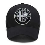 Alfa Romeo Embroidered Patch Cap (Adjustable Velcro Strap)