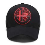 Alfa Romeo Embroidered Patch Cap (Adjustable Velcro Strap)