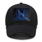 Honda Embroidered Patch Adjustable Cap with Velcro Strap