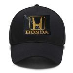 Honda Embroidered Patch Adjustable Cap with Velcro Strap