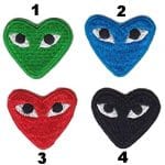 Heart Eye Embroidery Patchh 6x6 cm