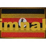 Uganda Embroidered Flag 8x5