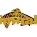 Fish Embroidered Patch (20x11.5 cm)