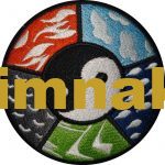 Rain Weather Infinity Character Logo Embroidered Patch 9x9 cm