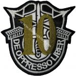 De Oppresso Liber Embroidered Patch 9x8.5 cm