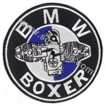BMW Boxer Embroidered Patch 8x8 cm