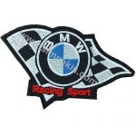 BMW Racing Sport Embroidered Emblem 10x6 cm