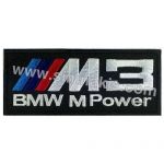 BMW M3 Embroidered Patch 9x4 cm