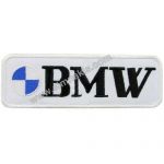 BMW Logo Embroidered Patch 10x3 cm