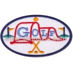 Volkswagen Golf Embroidered Patch 9x5 cm