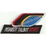 Peugeot Talbot Sport Embroidered Patch 10x4.5 cm