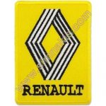 Renault Embroidered Patch Yellow 9x6.5 cm