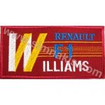 Renault F1 Embroidered Patch 9x4.5 cm