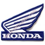 Honda Embroidered Patch Blue 11x9 cm