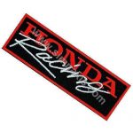 Honda Racing Embroidered Patch 9x3 cm