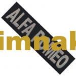 Alfa Romeo Logo Embroidered Patch Emblem 13x3.5 cm