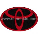 Toyota Logo Embroidered Patch Emblem 8x5 cm