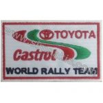 Toyota Castrol Embroidered Patch Emblem 9x5.5 cm