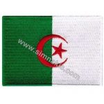 Algeria Embroidered Flag 8x5 cm