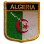 Algeria Embroidered Flag 8x6.5 cm